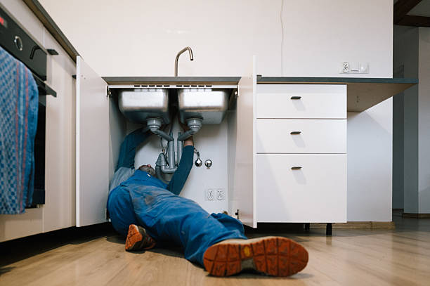 Professional Drain Cleaning technician working in Brush Prairie, WA